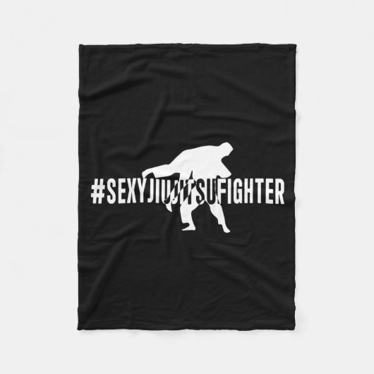 セクシー柔術ファイター - SexyJiuJitsuFighter フリースブランケット (正面)