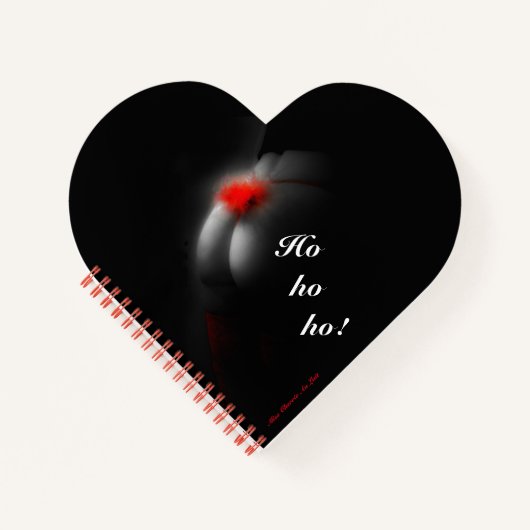 セクシー・グラマー・ベイブ・クいけなリスマス・ハート・ジャーナル ノートブック (正面)