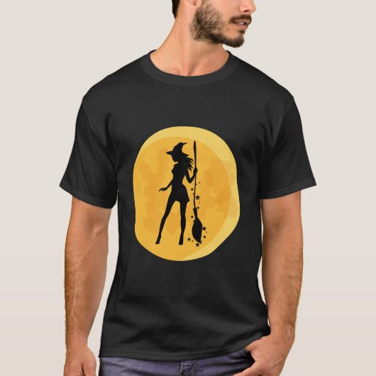 セクシー ハロウィン 魔女 Tシャツ (正面)