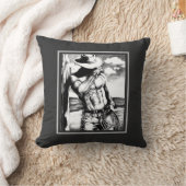 セクシ素朴男らしウエスタンカウボーイランチハンド クッション (ブランケット)