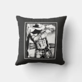 セクシ素朴男らしウエスタンカウボーイランチハンド クッション (裏面)