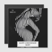 セクシ結婚ー記念日いけな マグネット招待状 (正面/裏面)