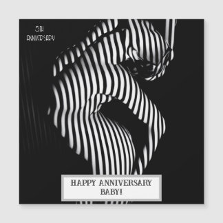 セクシ結婚ー記念日いけな マグネット招待状