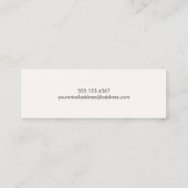 セクスタイリッシュフェイクインファッションと美しいスタイリスト2 スキニー名刺 (裏面)