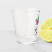 セクターブライト&はっきりしたフローラ70誕生日 ショットグラス (左)