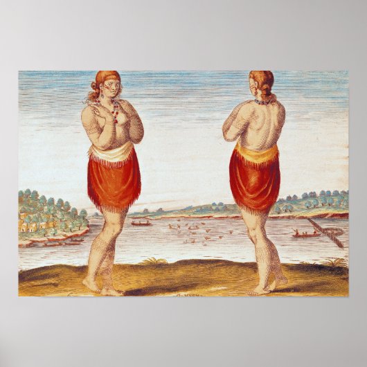 セクトン出身の若い貴族の女性 ポスター (正面)