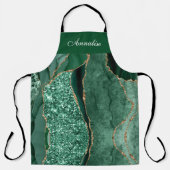 セクパーソナライズされたイン緑瑪瑙エプロン エプロン (正面)
