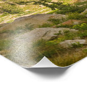 セクレレ湖は悪魔の城に虹がかかっていた フォトプリント (角)