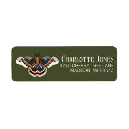 セクロピアモス差出人住所 ラベル