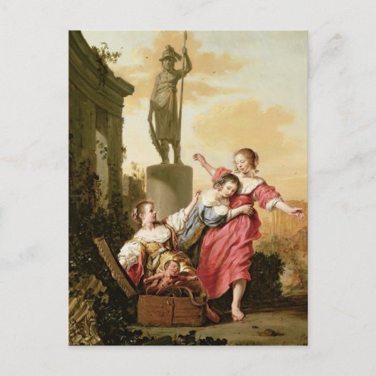 セクロプスの三人の娘たちは ポストカード (正面)