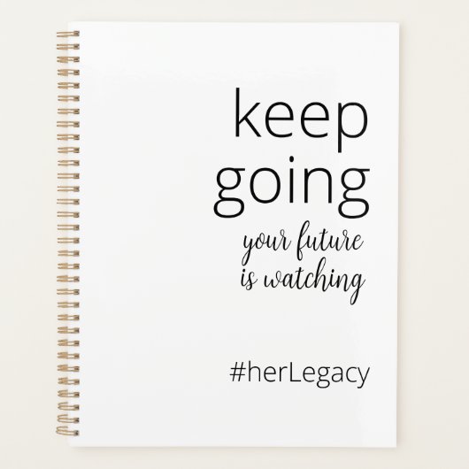 セグイル・アデランテ。トゥフチュロ。モチバシオンフェミニスタ プランナー手帳 (正面)