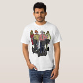 セグウェイ2のゾンビ、ライトシャツ Tシャツ (正面フル)
