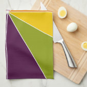 セグメント化された色02 キッチンタオル (四つ折り)