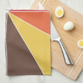 セグメント化された色05 キッチンタオル (四つ折り)