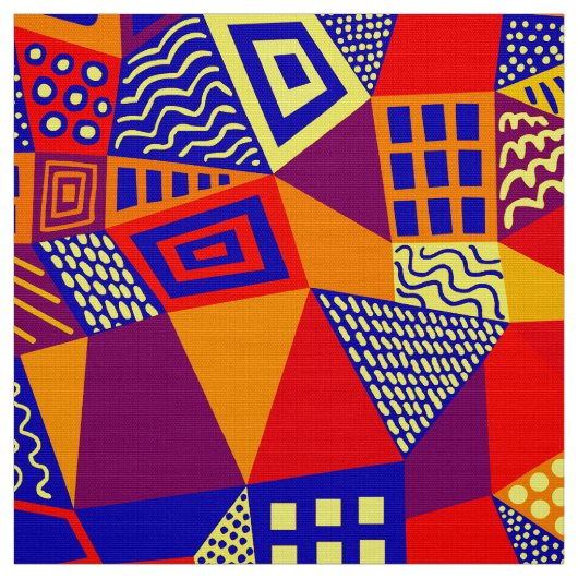 セグメント化抽象芸術070717 – 色01 ファブリック (見本)