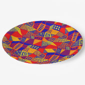 セグメント化抽象芸術070717 – 色01 ペーパープレート (アングル)