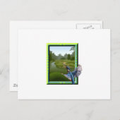 セグロセキレイ ポストカード (正面/裏面)