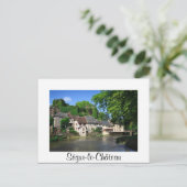 セグール・ル・シャトーインフランス白文字はがき ポストカード (スタンド正面)