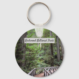 セコイアとウッドブリッジ |レッドウッド国立公園 キーホルダー