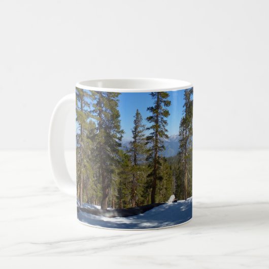 セコイアのミッチェルピークから下山 コーヒーマグカップ (正面左)