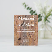 セコイアの樹皮 招待状 (スタンド正面)