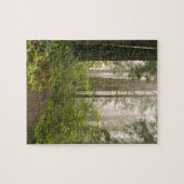 セコイアの間に咲くシャクナゲ ジグソーパズル (横)