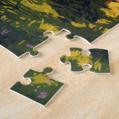 セコイアナショナルパークカリフォルニアツリーレトロ ジグソーパズル (側面)