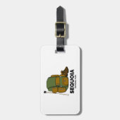 セコイアナショナルパークバックパック ラゲッジタグ (正面縦)