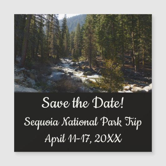 セコイア国立公園のカウェー川 (正面)