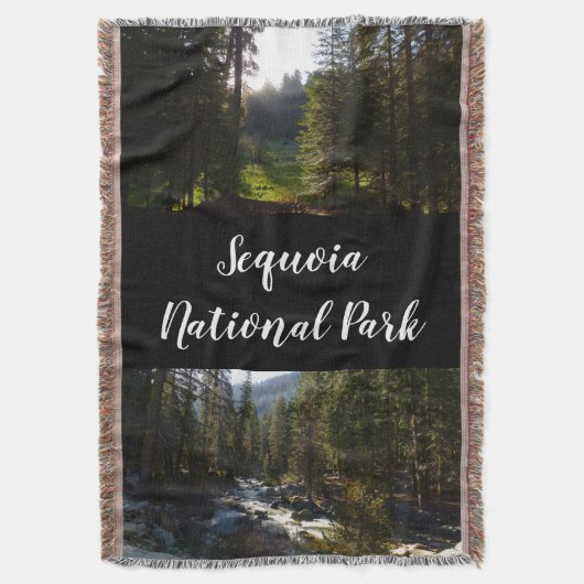 セコイア国立公園のカウェー川 スローブランケット (正面縦)