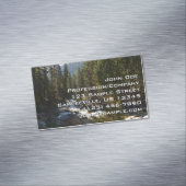 セコイア国立公園のカウェー川 マグネット名刺 (インサイチュ)