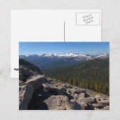 セコイア国立公園のミッチェルピークから眺める ポストカード (正面/裏面)