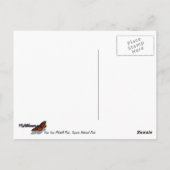 セコイア国立公園のミッチェルピークから眺める ポストカード (裏面)