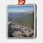 セコイア国立公園のミッチェルピークから眺める メタルオーナメント (左)