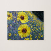 セコイア国立公園の一般的なマディアの花 ジグソーパズル (横)