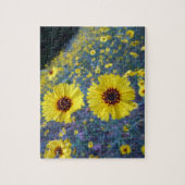 セコイア国立公園の一般的なマディアの花 ジグソーパズル (縦)