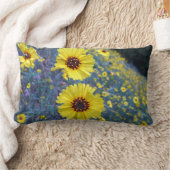 セコイア国立公園の一般的なマディアの花 ランバークッション (ブランケット)