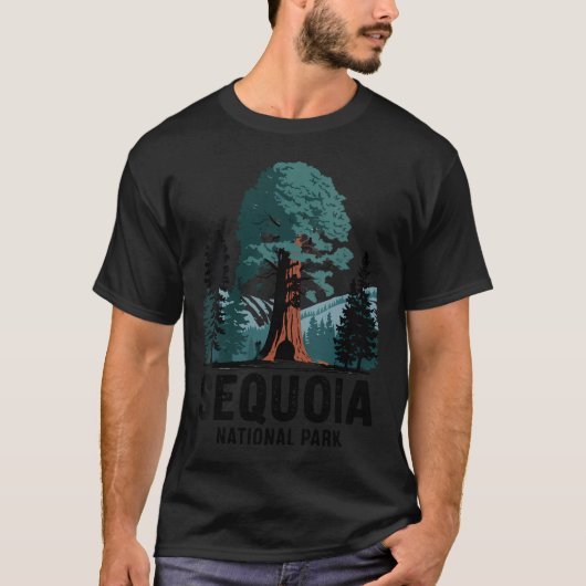 セコイア国立公園の女性服 Tシャツ (正面)
