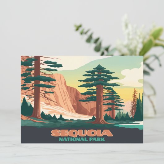 セコイア国立公園の木々山 (スタンド正面)