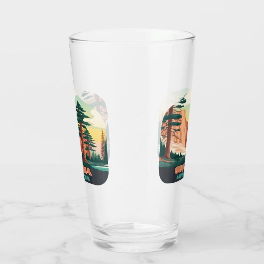 セコイア国立公園の木々山 タンブラーグラス (右)