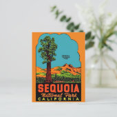 セコイア国立公園カリフォルニアポストカード ポストカード (スタンド正面)