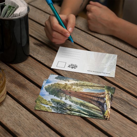 セコイア国立公園カリフォルニアポストカード 招待状