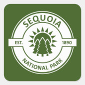 セコイア国立公園サンツリーズ スクエアシール (正面)