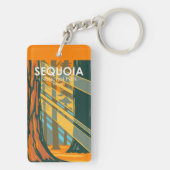 セコイア国立公園ジャイアントセコイア キーホルダー (裏面)