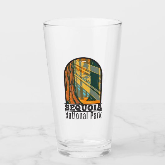 セコイア国立公園ジャイアントセコイア タンブラーグラス (正面)