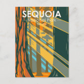 セコイア国立公園ジャイアントセコイア ポストカード (正面)