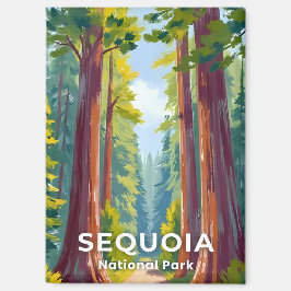 セコイア国立公園 | カリフォルニア州の旅行 マグネット