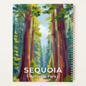 セコイア国立公園 | カリフォルニア アート プランナー手帳 (裏面)