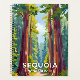 セコイア国立公園 | カリフォルニア アート プランナー手帳
