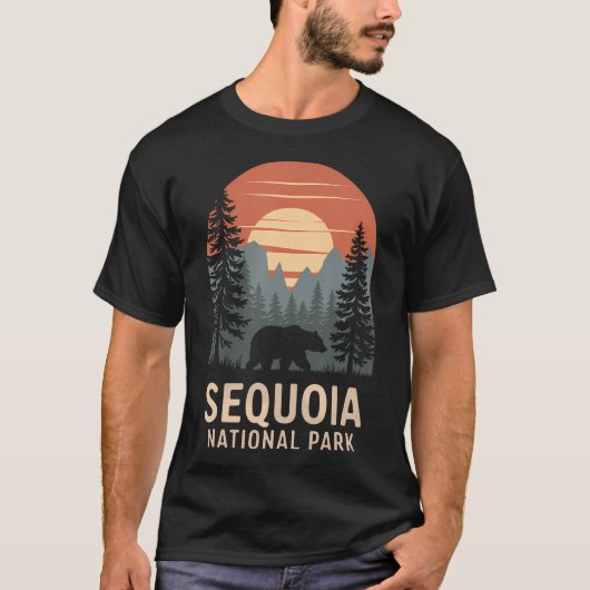 セコイア国立公園 ビンテージ セコイア Tシャツ (正面)